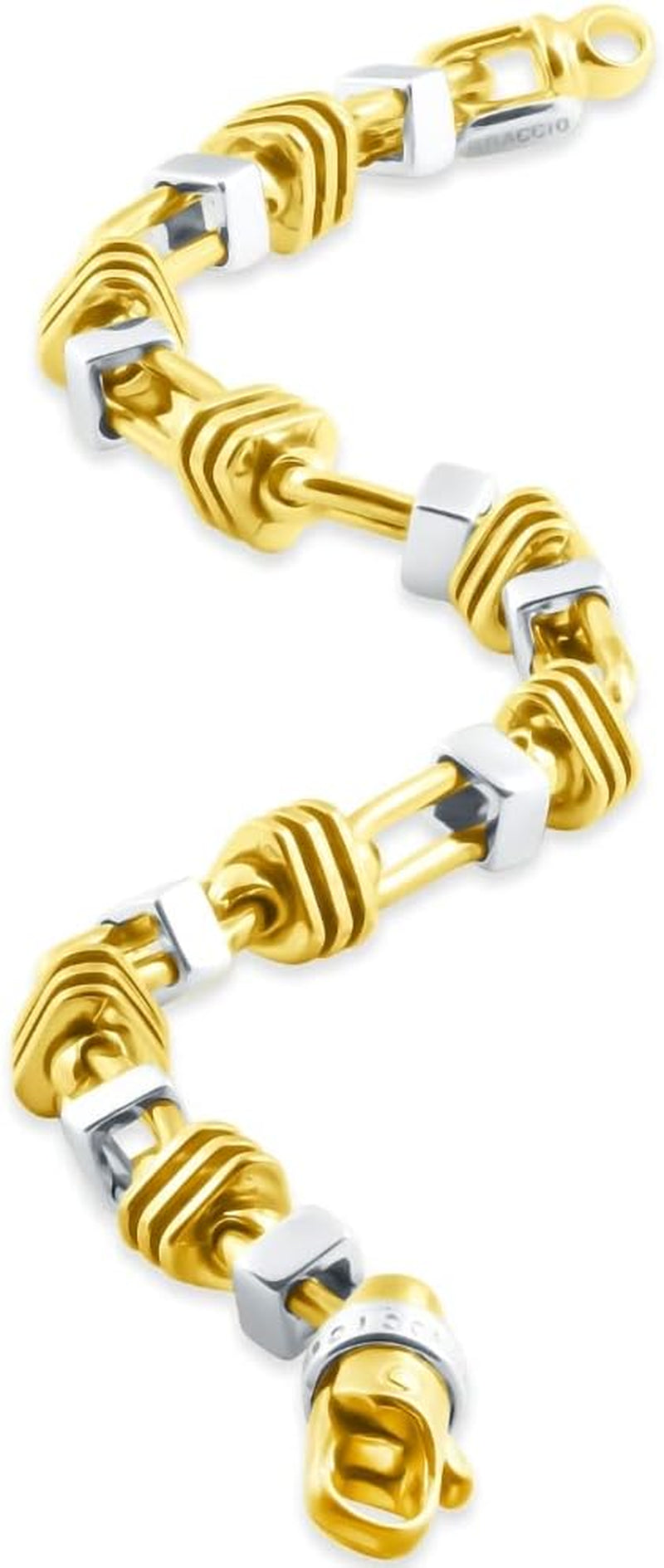 [14K] Gold Mens (54Gram) or Platinum (88Gram) 6-7Mm 9.25" Link Bracelet 