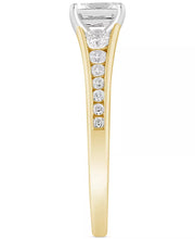 [14K, 1 Ct. T.W.] Gold Diamond Emerald-Cut Engagement Ring