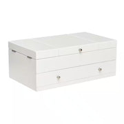 Everly White Wooden Jewelry Box