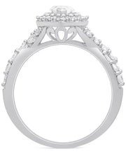 [14K, 2 Ct. T.W.] White Gold Diamond Marquise Bridal Set