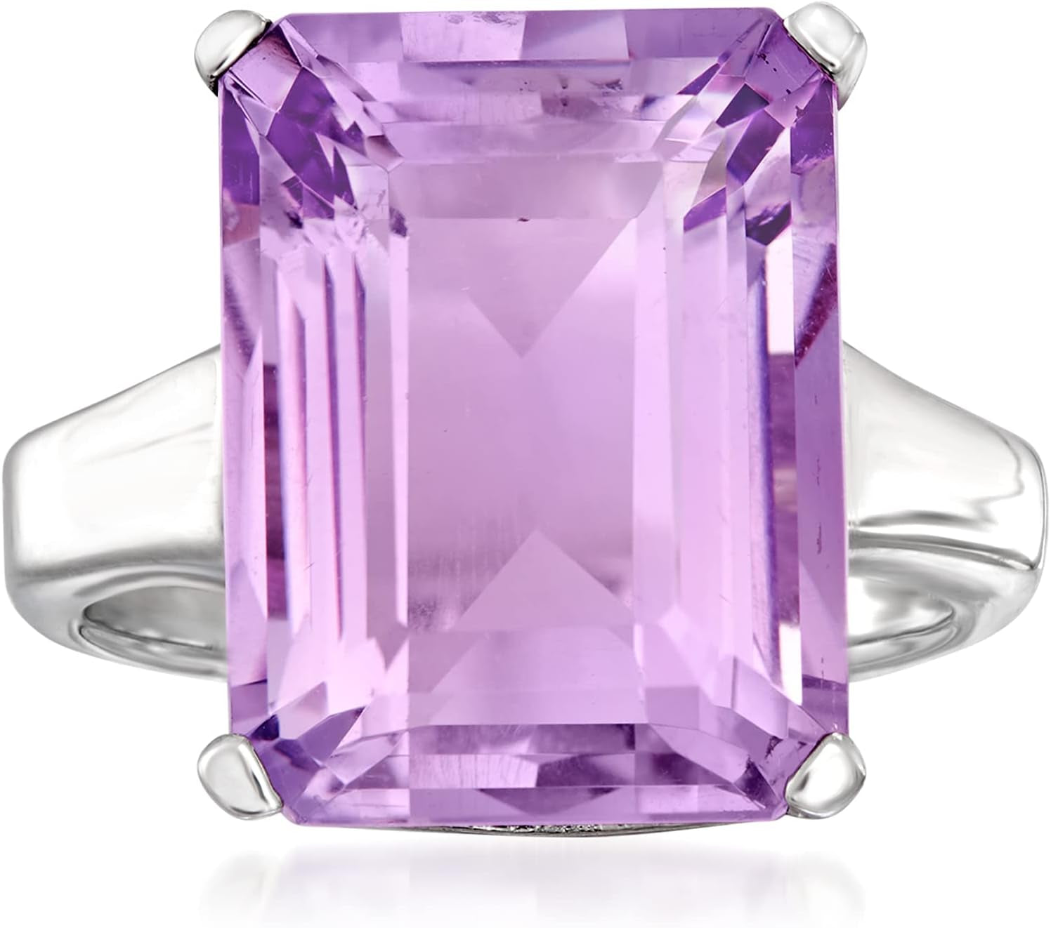 [11 Ct] Amethyst Sterling Silver Ring