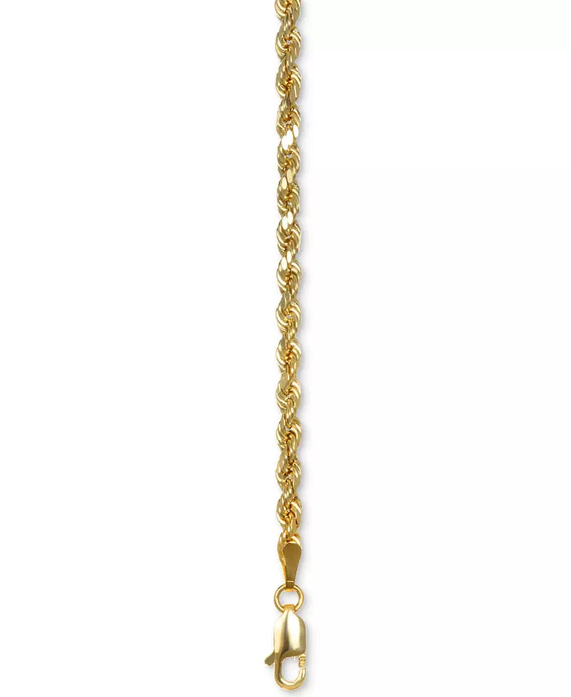 [14K] Gold Rope 26" Chain Necklace