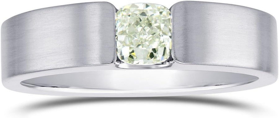 Green Diamond Band Ring Set