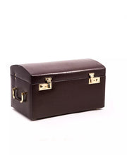 Multi Level Jewelry Chest - 2 Removable Travel Cases, Mirror and Locking Clasps