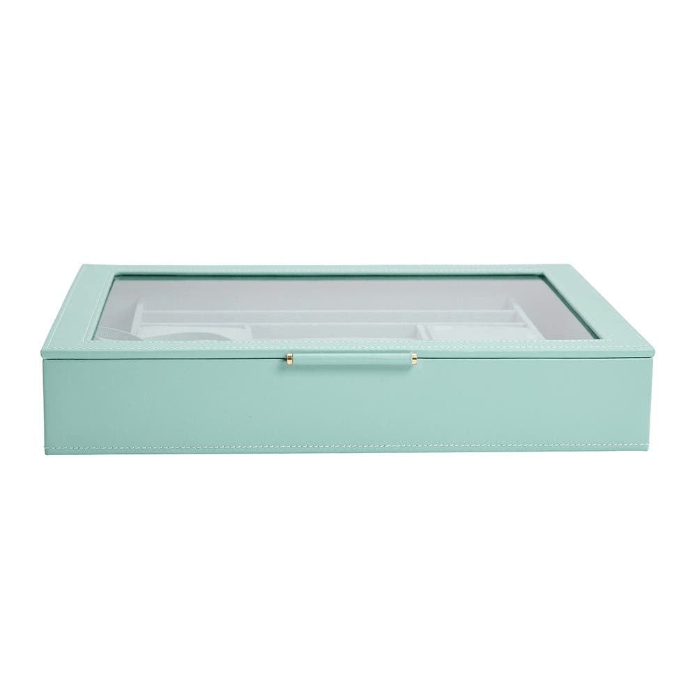 WOLF Sophia Window Jewelry Box in Jade