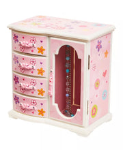 Kelly's Upright Musical Ballerina Jewelry Box