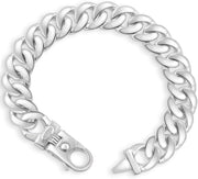 [14K] Gold Mens Cuban Style (104Gram) or Platinum (195Gram) 14Mm 9" Link Bracelet