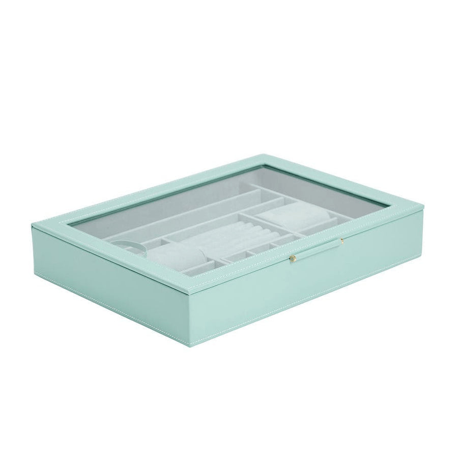 WOLF Sophia Window Jewelry Box in Jade