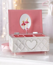 Für Elise Silver Plated Musical Ballerina Jewelry Box