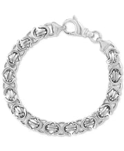 Sterling Silver Men's Etrusca Link Chain Bracelet