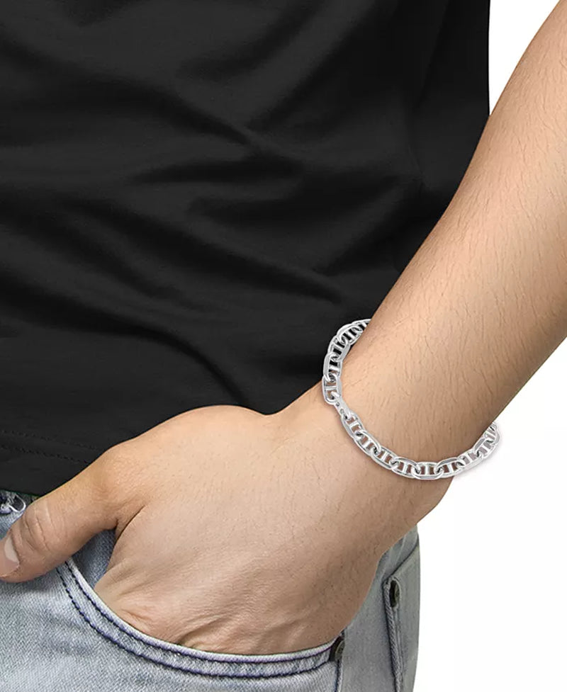 Men's Sterling Silver Link Bracelet