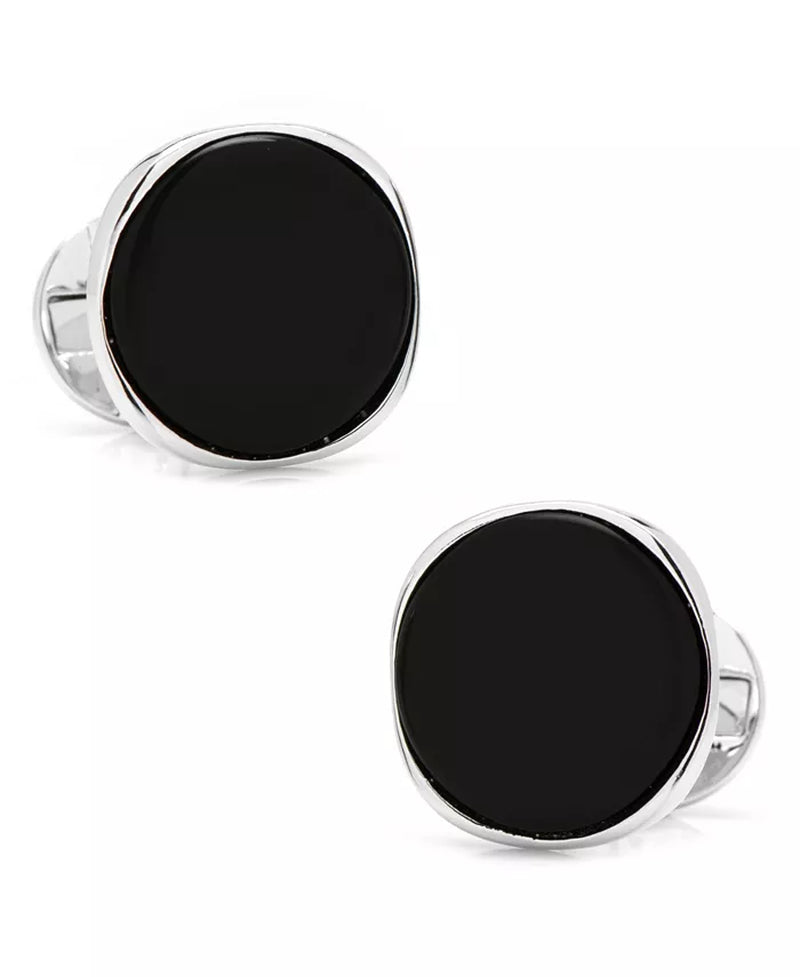 Sterling Classic Formal Onyx Cufflinks