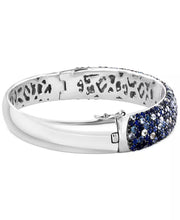 [13-1/3 Ct. T.W.] Sterling Silver EFFY® Multi-Sapphire Ombré Bangle Bracelet