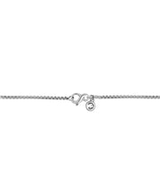 Men's Sterling Silver & Black Rhodium Cross 22" Pendant Necklace