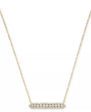 Diamond Bar 18" Pendant Necklace (1/2 Ct. T.W.) in 14K White Gold or 14K Yellow Gold