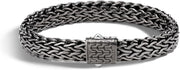 Sterling Silver Icon Collection 10.5 MM Classic Chain Pusher Clasp Bracelet