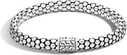 Sterling Silver Dot Collection Bracelet with Pusher Clasp