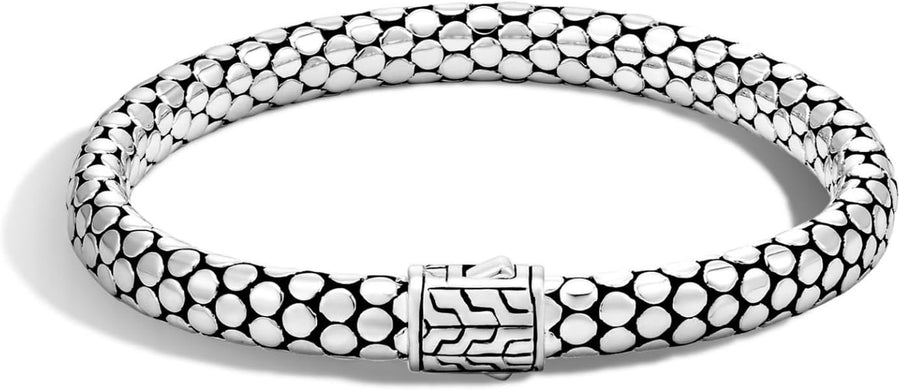 Sterling Silver Dot Collection Bracelet with Pusher Clasp