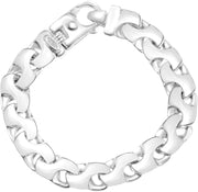 [14K] Gold Mens (77Gram) or Platinum (127Gram) 12Mm 8.5" Link Bracelet 