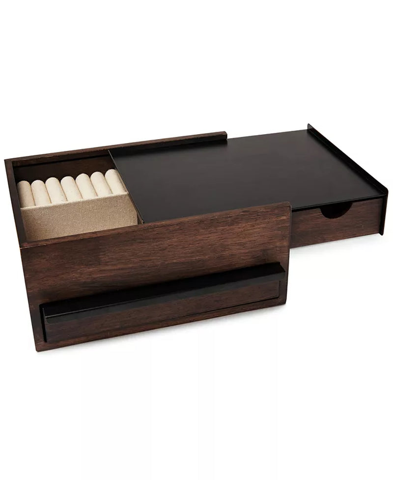 The Stowit Classic Wooden Jewelry Box