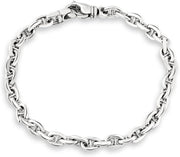 [18K, 22 Gram] Solid White Gold 5.5Mm Bracelet With Anchor Link Chain