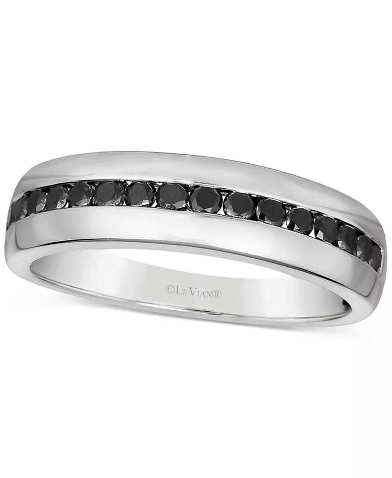 [14K, 1/2 Ct. T.W.] Yellow or White Gold Exotics® Men's Blackberry Diamond Band