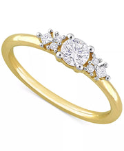 [14K, 3/8 Ct. T.W.] Gold Diamond Engagement Ring