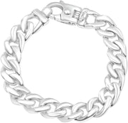 [1kK] Gold Cuban (71Gram) or Platinum (133Gram) 11.5Mm 8.5" Link Bracelet 