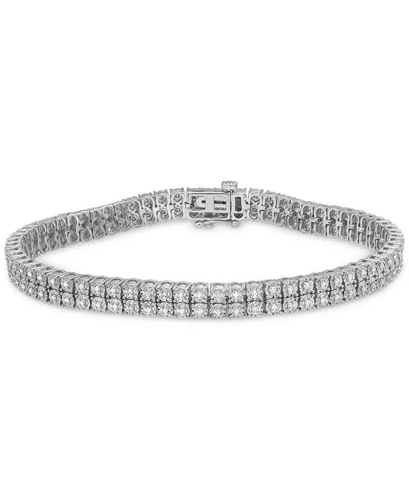 Diamond Tennis Bracelet (1 Ct. T.W.) in Sterling Silver, 7-1/2"