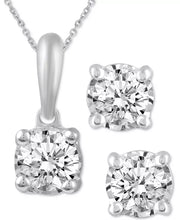 Diamond Solitaire Pendant Necklace