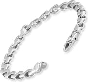 [14K] Gold Mens (34Gram) or Platinum (50Gram) 6.5Mm 8.5" Link Bracelet 