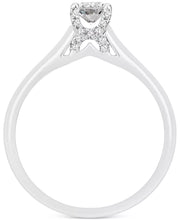 [14K, 1/3 Ct. T.W.] Gold Diamond Solitaire Engagement Ring