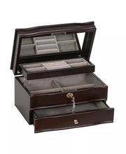 The "Davina" Locking Wooden Jewelry Box