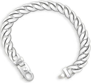 [14K] Gold Cuban Chain (87Gram) or Platinum (163Gram) 12Mm 9.25" Link Bracelet 