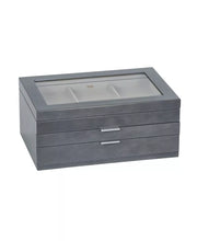 Misty Glass Top Wooden Jewelry Box