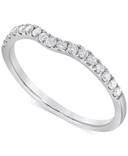 [14K, 1-3/4 Ct. T.W.] White Gold Diamond Halo Triple Row Bridal Set