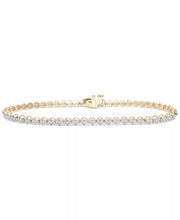 [1/2 Ct. T.W.] 10K Yellow Gold Diamond Bracelet