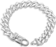 [14K] Gold Mens (80Gram) or Platinum (150Gram) 14Mm  9.25" Link Bracelet