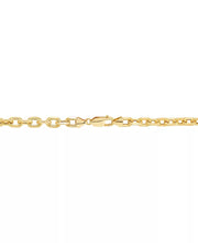 [10K] Gold Square Link 22" Chain Necklace