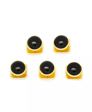 Gold-Tone and Onyx 5 Cufflinks and Stud Set - 7 Piece Set