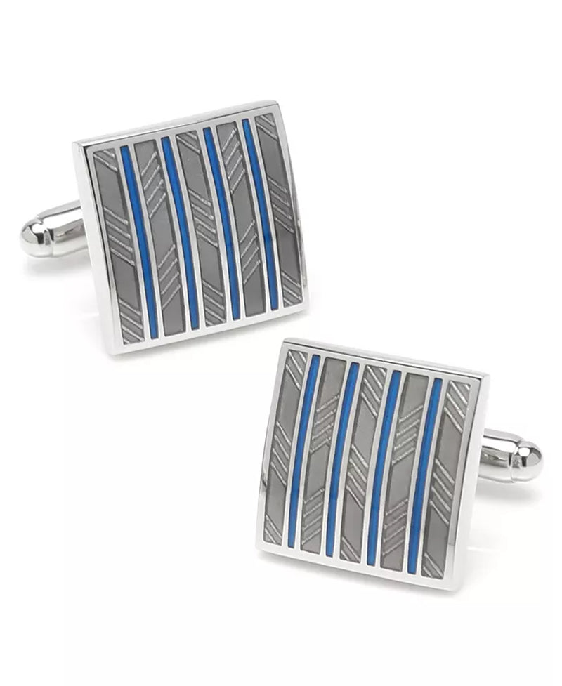 Squares & Striped Square Cufflinks