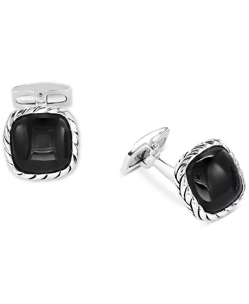 Sterling Silver Tiger Eye Cufflinks