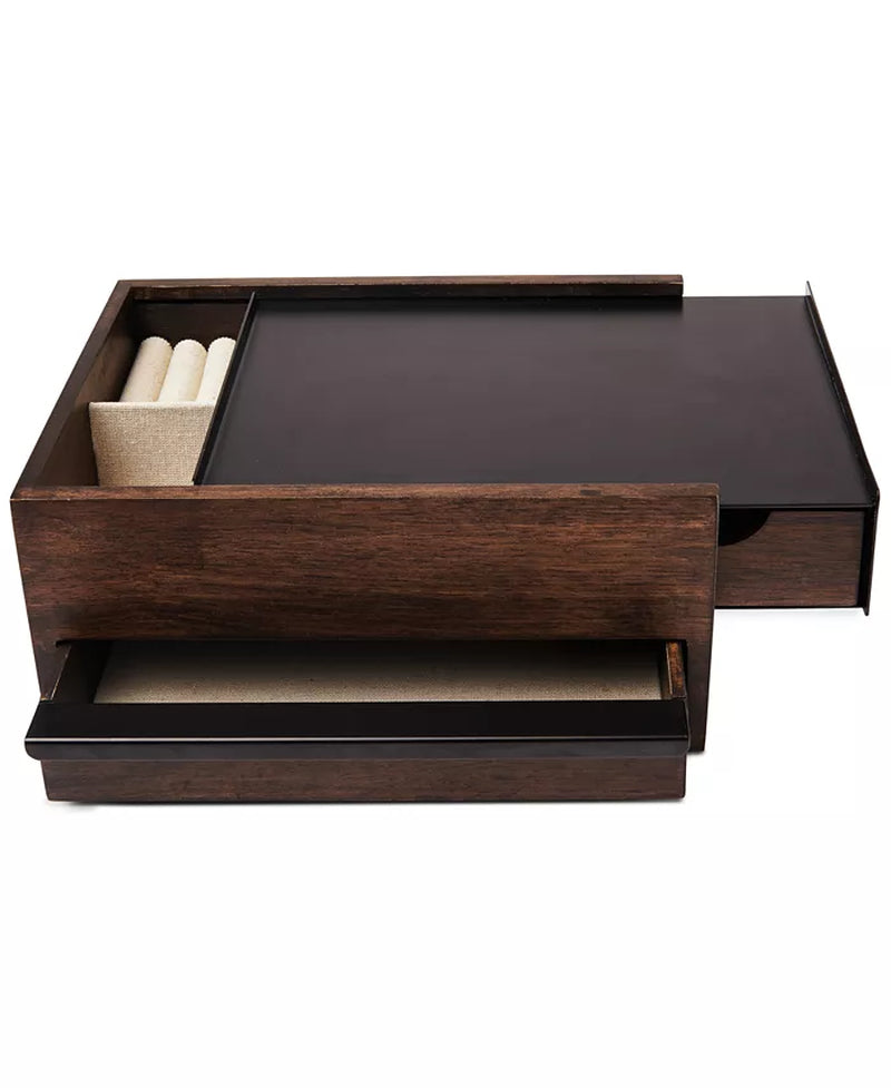 The Stowit Classic Wooden Jewelry Box