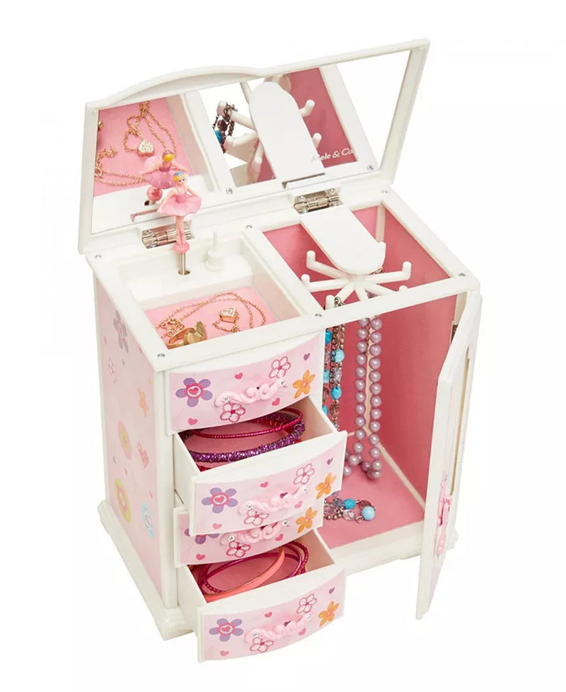 Kelly's Upright Musical Ballerina Jewelry Box