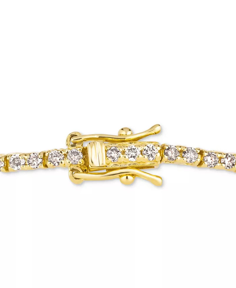 [1-1/5 Ct. T.W.] 14K Gold Nude Diamond Narrow Tennis Bracelet