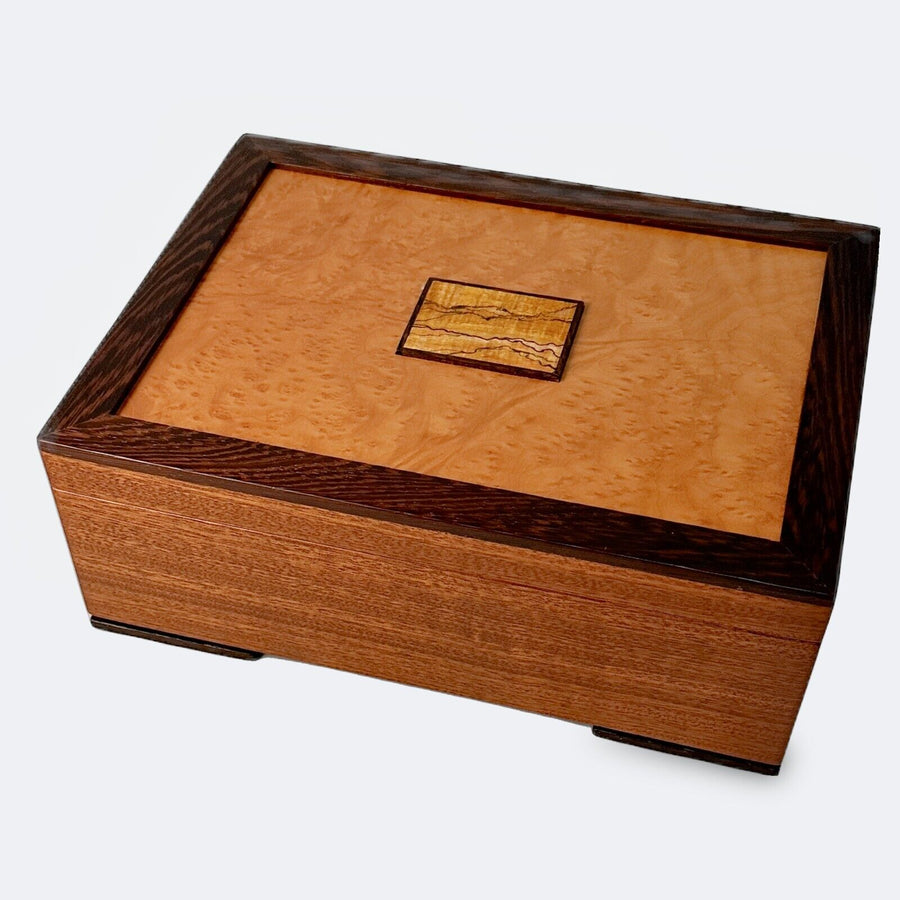 NEW Handcrafted Heartwood Creations Urban Craftsman II JEWELRY BOX, Retail $395