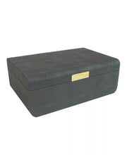 Leather Jewelry Box With Removable Tray