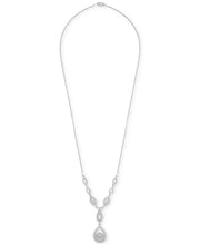 [14K, 1-1/2 Ct. T.W.] Yellow Gold Diamond Double Drop Necklace 17"