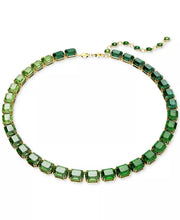 Swarovski's Millenia Gold-Tone Crystal Necklace, 16-3/4"