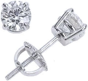 1.5 Carat Solitaire Diamond Stud Earrings